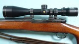 PRE-64 WINCHESTER MODEL 70 HEAVY BARREL .243 WIN. CAL. TARGET RIFLE MFG 1961 W/SCOPE. - 4 of 5
