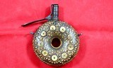 ORIGINAL GERMAN WHEELLOCK OR WHEELOCK BONE INLAID DONUT PISTOL POWDER FLASK CIRCA 1575-1590’S. - 3 of 6 ORIGINAL GERMAN WHEELLOCK OR WHEELOCK BONE INLAID DONUT PISTOL POWDER FLASK CIRCA 1575-1590’S. - 3 of 6