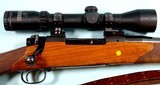 1948 PRE-64 WINCHESTER MODEL 70 CUSTOM .270 WEATHERBY MAGNUM RIFLE W/ SCOPE. - 3 of 6