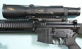LES BAER CUSTOM 6.5 GRENDEL CAL. AR 15 AR15 HEAVY BARREL SEMI-AUTO HEAVY BARREL MATCH RIFLE W/SCOPE. - 4 of 5