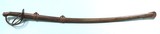 CIVIL WAR P.S. JUSTICE / PHILADELPHIA U.S. MODEL 1840 HEAVY CAVALRY SWORD AND SCABBARD - 6 of 6