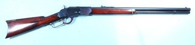 ANTIQUE WINCHESTER 1873 2ND MODEL .44-40 LEVER ACTION STANDARD RIFLE, CIRCA 1879.