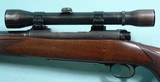 PRE-64 WINCHESTER MODEL 70 FW FEATHERWEIGHT .308 WIN BOLT ACTION RIFLE MFG 1954 W/ SCOPE. - 4 of 8