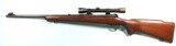 PRE-64 WINCHESTER MODEL 70 FW FEATHERWEIGHT .308 WIN BOLT ACTION RIFLE MFG 1954 W/ SCOPE. - 2 of 8