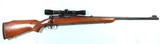 PRE-64 WINCHESTER MODEL 70 STANDARD .243 WIN. CALIBER RIFLE MFG. 1963 W/ SCOPE. - 1 of 8