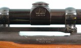 PRE-64 WINCHESTER MODEL 70 STANDARD .243 WIN. CALIBER RIFLE MFG. 1963 W/ SCOPE. - 5 of 8