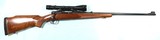 PRE-64 WINCHESTER MODEL 70 MAGNUM .300 HOLLAND & HOLLAND MAGNUM RIFLE MFG. 1959 W/SCOPE.