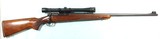 PRE-64 WINCHESTER MODEL 70 STANDARD .220 SWIFT CALIBER RIFLE MFG. 1953 W/SCOPE. - 1 of 8
