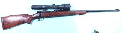 PRE-64 WINCHESTER MODEL 70 MAGNUM .338 WIN. MAG. RIFLE MFG 1957. 2
