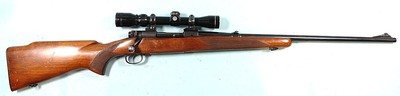 PRE-64 WINCHESTER MODEL 70 STANDARD .30-06 CAL. RIFLE MFG 1954 WITH SCOPE.