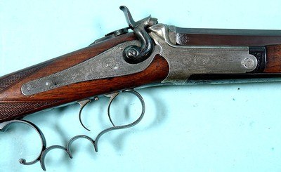 AUSTRIAN KIPLAUFBUSCHE SINGLE SHOT 9MM CF UNDER LEVER TIP UP JAGER RIFLE SIGNED F. DENK IN WIEN CIRCA 1880’S. - Image 3 of 10