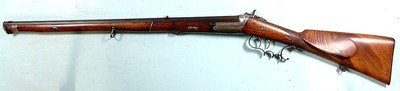 AUSTRIAN KIPLAUFBUSCHE SINGLE SHOT 9MM CF UNDER LEVER TIP UP JAGER RIFLE SIGNED F. DENK IN WIEN CIRCA 1880’S. - Image 2 of 10