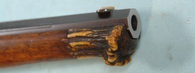 AUSTRIAN KIPLAUFBUSCHE SINGLE SHOT 9MM CF UNDER LEVER TIP UP JAGER RIFLE SIGNED F. DENK IN WIEN CIRCA 1880’S. - Image 10 of 10