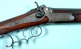 AUSTRIAN KIPLAUFBUSCHE SINGLE SHOT 9MM CF UNDER LEVER TIP UP JAGER RIFLE SIGNED F. DENK IN WIEN CIRCA 1880’S. - 3 of 10