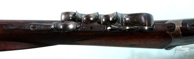 AUSTRIAN KIPLAUFBUSCHE SINGLE SHOT 9MM CF UNDER LEVER TIP UP JAGER RIFLE SIGNED F. DENK IN WIEN CIRCA 1880’S. - Image 8 of 10