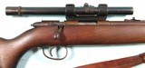 REMINGTON MODEL 512 SPORTMASTER BOLT ACTION 22S,L,LR RIFLE W/ SCOPE. - 3 of 7