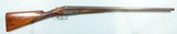 EARLY PARKER BROS. CH GRADE 12 GAUGE 30” BERNARD TWIST DAMASCUS SIDE X SIDE SHOTGUN MFG. 1896. - 2 of 10