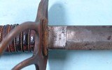 CIVIL WAR ROBY U.S. MODEL 1860 CAVALRY SABER DATED 1864. - 5 of 7
