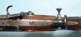 GERMAN BUCHEL OF, MEHLIS BREECH LOADING TRAP DOOR PERCUSSION CONVERSION 10.6X34R CAL. SCHUETZEN RIFLE CIRCA 1860’S. - 7 of 15