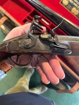 32104-EARLY PENNSYLVANIA REV WAR FLINTLOCK MOUNTED MILITIA OFFICER’S HOLSTER PISTOL CIRCA 1790’s. - 5 of 7