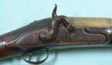 IRISH PERCUSSION CONVERSION BRASS BARREL BLUNDERBUSS SIGNED “DUBLIN” ON BARREL CIRCA EARLY 1800’S. - 3 of 10
