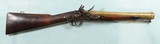 BRITISH FLINTLOCK BRASS BARREL BLUNDERBUSS SIGNED SMITH CIRCA LATE 1700’S.