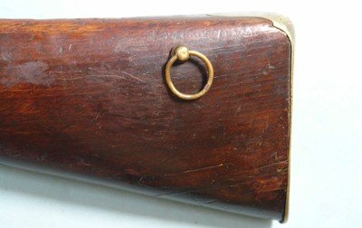 BRITISH FLINTLOCK BRASS BARREL BLUNDERBUSS SIGNED SMITH CIRCA LATE 1700’S. - Image 10 of 10