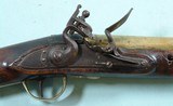 BRITISH FLINTLOCK BRASS BARREL BLUNDERBUSS SIGNED SMITH CIRCA LATE 1700’S. - 3 of 10