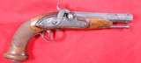 NAPOLEON III ERA FRENCH PERCUSSION INFANTRY IMPERIAL GUARD OFFICER’S PISTOL CIRCA 1840’S- 50’S.