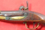 FRENCH ST. ETIENNE MODEL 1822 T BIS PERCUSSION CONVERSION SINGLE SHOT CAVALRY PISTOL CIRCA 1850. - 4 of 7