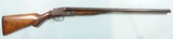 AMERICAN GUN CO., NEW YORK KNICKERBOCKER MODEL 12 GAUGE SIDE X SIDE SHOTGUN CIRCA EARLY 1900’S