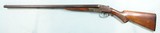 AMERICAN GUN CO., NEW YORK KNICKERBOCKER MODEL 12 GAUGE SIDE X SIDE SHOTGUN CIRCA EARLY 1900’S - 2 of 9