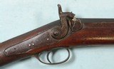 IRISH PERCUSSION SINGLE BARREL 12 GAUGE HALF-STOCK SHOTGUN SIGNED JNO. NEILL, BELFAST CIRCA 1850. - 2 of 8