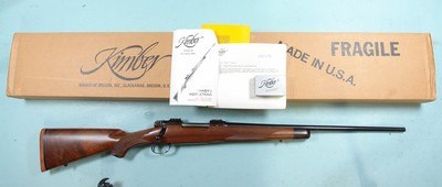 KIMBER MODEL 89 BIG GAME .270 WIN. CAL. RIFLE W/RINGS IN ORIG. BOX & OWNER S MANUAL.