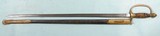 CIVIL WAR U.S. MODEL 1840 MUSICIAN’S SWORD AND SCABBARD.