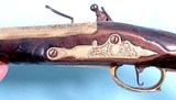 ORNATE REVOLUTIONARY WAR ERA GERMAN FLINTLOCK BRASS BARREL OFFICER’S PISTOL CIRCA 1760’S-70’S. - Image 4 of 11