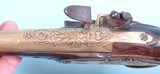 ORNATE REVOLUTIONARY WAR ERA GERMAN FLINTLOCK BRASS BARREL OFFICER’S PISTOL CIRCA 1760’S-70’S. - Image 5 of 11