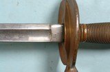 32010- CIVIL WAR EMERSON & SILVER, TRENTON, N.J. U.S. MODEL 1840 NON-COMMISSIONED OFFICER’S SWORD AND SCABBARD DATED 1863. - Image 5 of 8