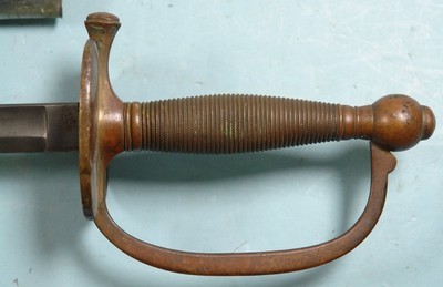 32010- CIVIL WAR EMERSON & SILVER, TRENTON, N.J. U.S. MODEL 1840 NON-COMMISSIONED OFFICER’S SWORD AND SCABBARD DATED 1863. - Image 3 of 8