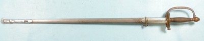 32010- CIVIL WAR EMERSON & SILVER, TRENTON, N.J. U.S. MODEL 1840 NON-COMMISSIONED OFFICER’S SWORD AND SCABBARD DATED 1863. - Image 8 of 8