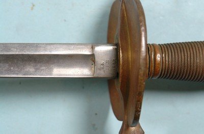 32010- CIVIL WAR EMERSON & SILVER, TRENTON, N.J. U.S. MODEL 1840 NON-COMMISSIONED OFFICER’S SWORD AND SCABBARD DATED 1863. - Image 5 of 8