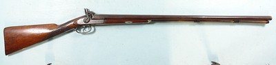 EDWARD CORNING & CO., NEW YORK CITY PERCUSSION 12 GAUGE DOUBLE HAMMER SHOTGUN CA. 1850’S. - Image 1 of 11
