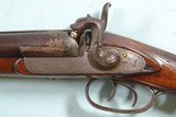 EDWARD CORNING & CO., NEW YORK CITY PERCUSSION 12 GAUGE DOUBLE HAMMER SHOTGUN CA. 1850’S. - Image 4 of 11