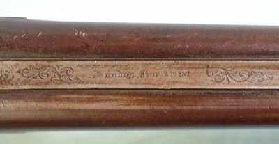 EDWARD CORNING & CO., NEW YORK CITY PERCUSSION 12 GAUGE DOUBLE HAMMER SHOTGUN CA. 1850’S. - Image 7 of 11