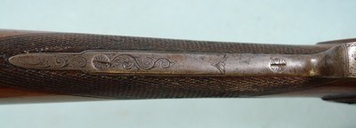 EDWARD CORNING & CO., NEW YORK CITY PERCUSSION 12 GAUGE DOUBLE HAMMER SHOTGUN CA. 1850’S. - Image 9 of 11