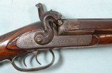 EDWARD CORNING & CO., NEW YORK CITY PERCUSSION 12 GAUGE DOUBLE HAMMER SHOTGUN CA. 1850’S. - Image 3 of 11