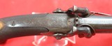 BRITISH WILLIAMS & POWELL, LIVERPOOL OVER/UNDER PERCUSSION BOXLOCK BELT HOWDAH PISTOL CIRCA 1840’S-50’S. - 6 of 12