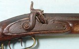 NORTH CAROLINA NC PERCUSSION HALF-STOCK RIFLE SIGNED M.A. BAKER, FAYETTEVILLE, N.C. CIRCA 1857-63 - 2 of 10