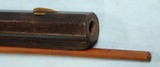 NC NORTH CAROLINA JAMESTOWN SCHOOL PERCUSSION TIGER MAPLE HALF-STOCK RIFLE CIRCA 1840’S. - 10 of 10