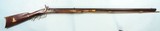 NC NORTH CAROLINA JAMESTOWN SCHOOL PERCUSSION TIGER MAPLE HALF-STOCK RIFLE CIRCA 1840’S. - 1 of 10